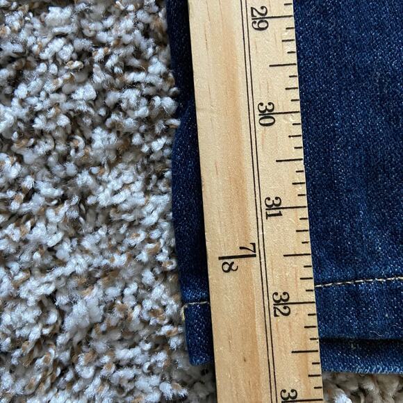 Vintage Rockies Bareback Low Rise Jeans Women's 10 Long Denim Flare Zip Fly - Picture 12 of 13